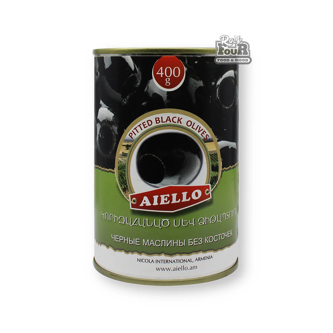 Black olives"AIELLO" without a pits 400g